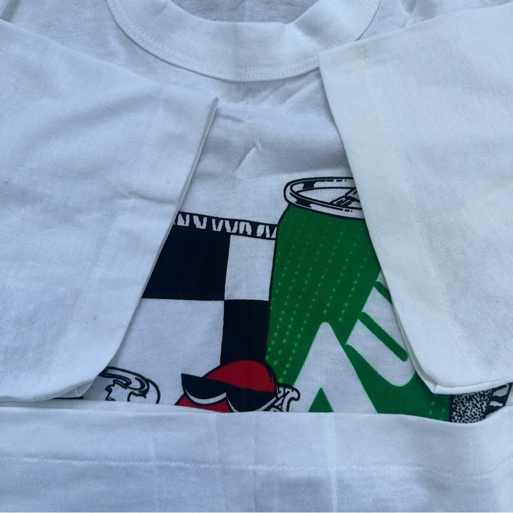 VTG Seven Up 7Up See Spot Catch Rays Single Stitch T-Shirt Size Medium 1988 - Picture 11 of 11